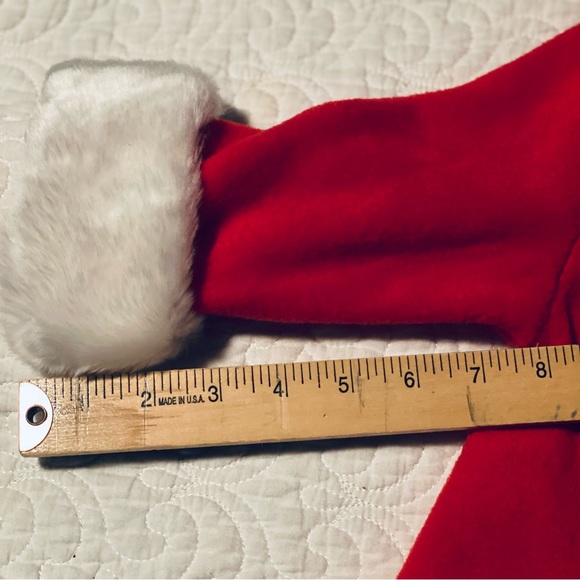 Melody Kids Red & White Christmas coat and Hat - Picture 12 of 12